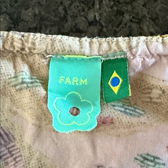 Farm Rio Mixed Fruit Ruffled Crop Top - Picture 8 of 10